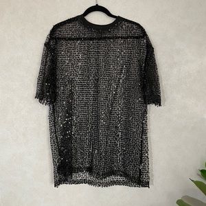 Oversized Sequin Shirt